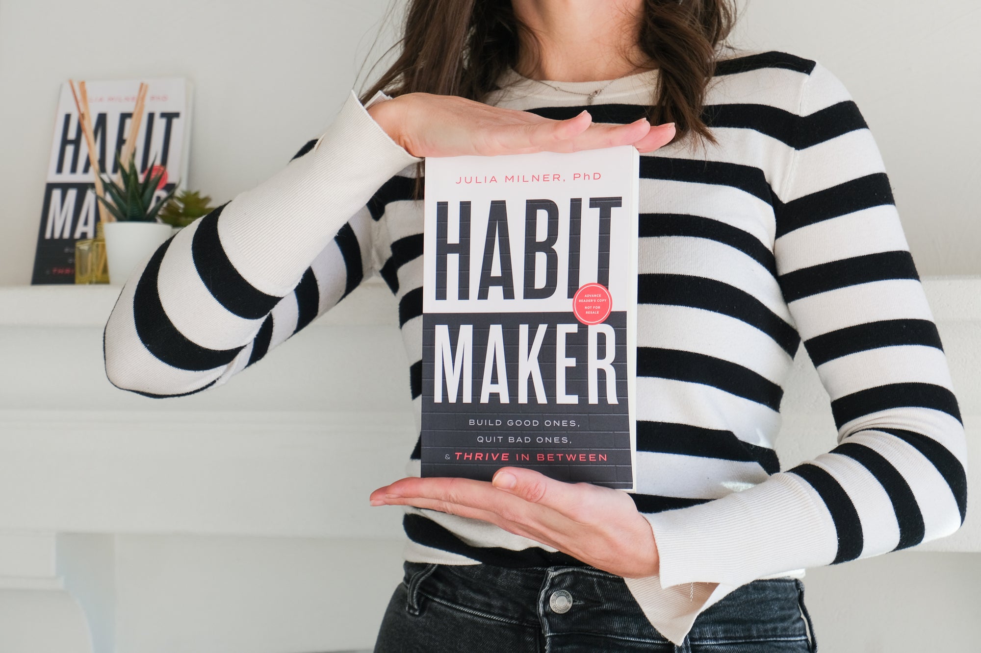 The Habit Maker book by Julia Milner, featured in podcasts and publications exploring habits, leadership and sustainable behaviour change