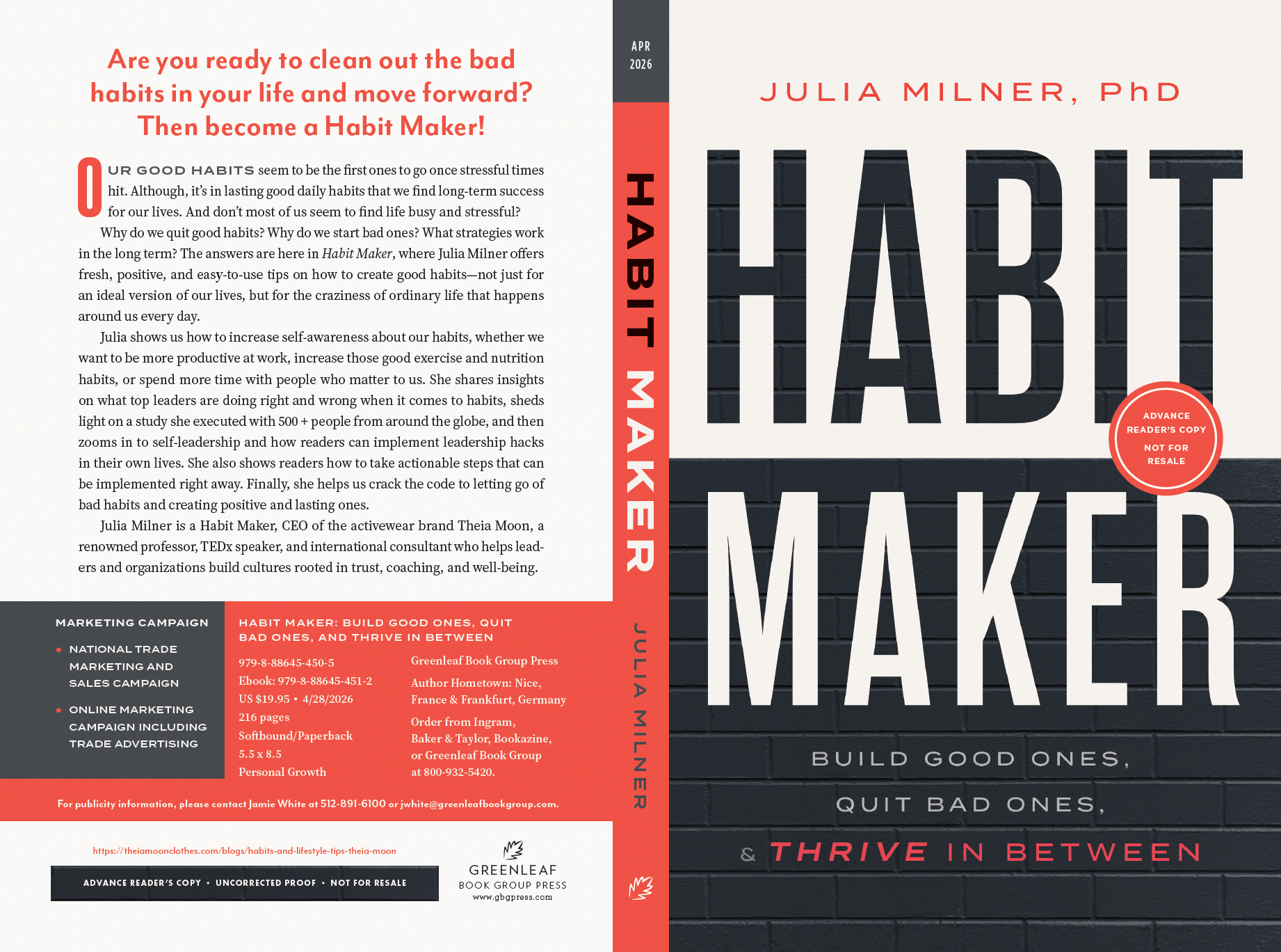 An evidence-based habit method by Julia Milner, designed to build habits that work in real life and support long-term wellbeing and behaviour change