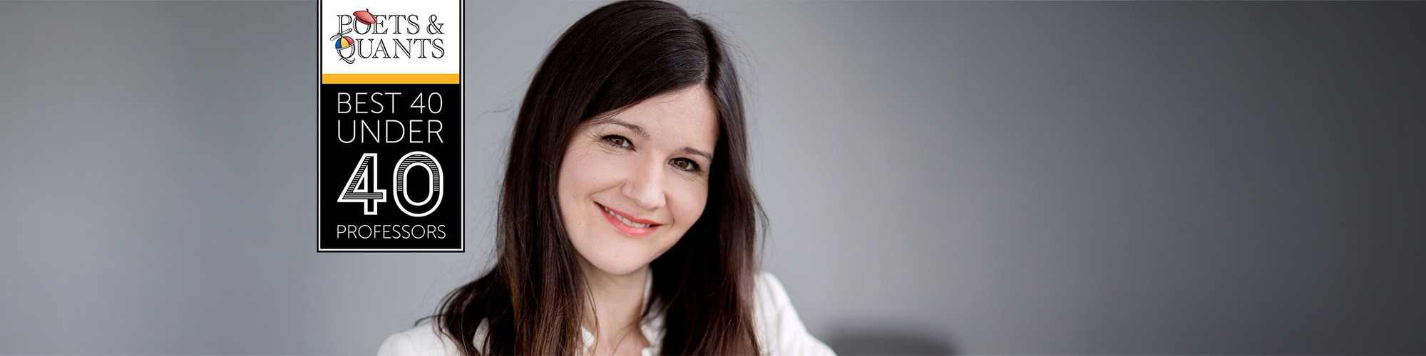 Portrait of Julia Milner, named among the 2018 Best 40 Under 40 Professors, recognizing her work in leadership research and education at EDHEC Business School