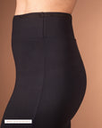 Black high-waist wide-leg pants from Theia Moon